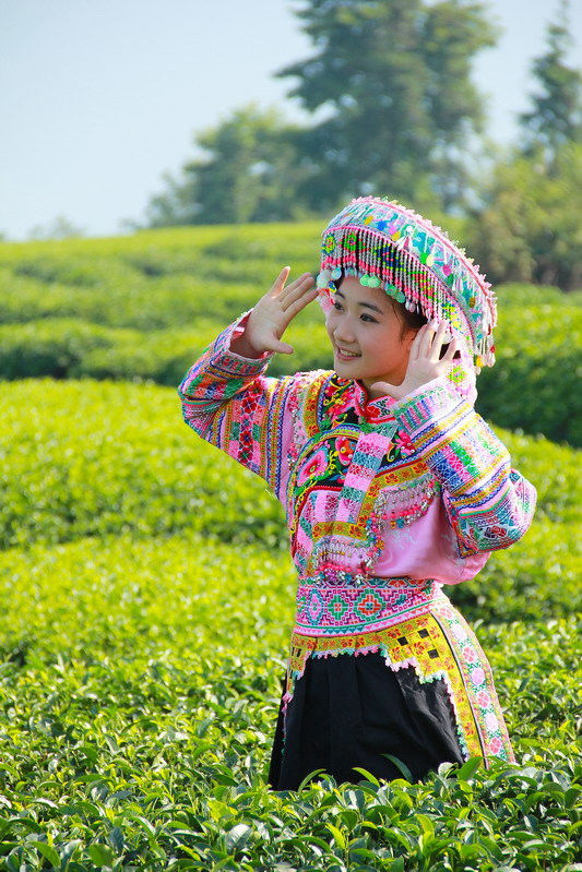 茶山阿妹俏模样的民族服饰艺术