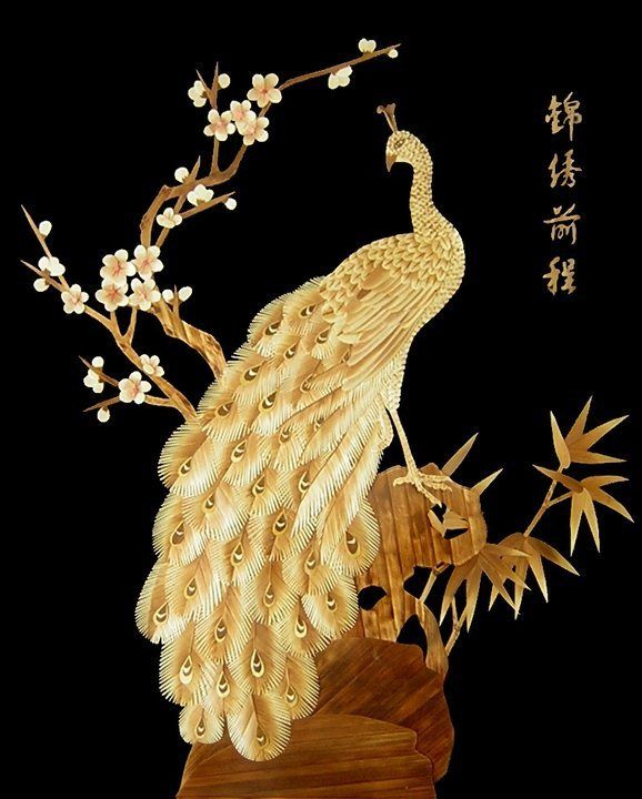 精美的芦苇画工艺品艺术（一）