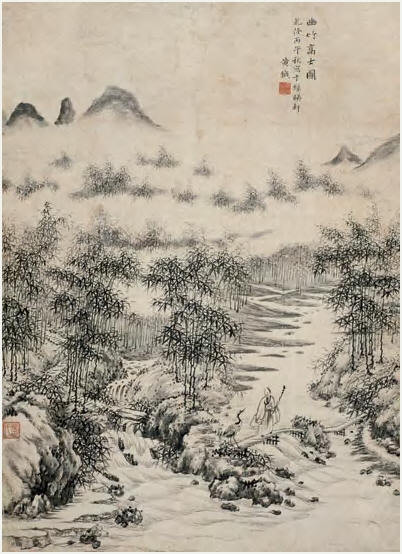 清代画家黄钺山水绘画艺术作品