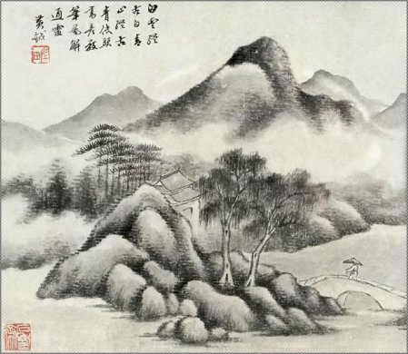 清代画家黄钺山水绘画艺术作品 