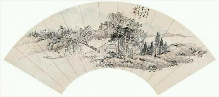 清代画家黄钺山水绘画艺术作品