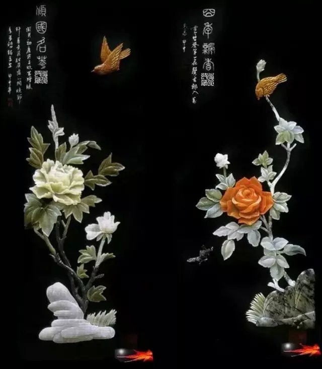 精美的创意玉雕画艺术品（二）