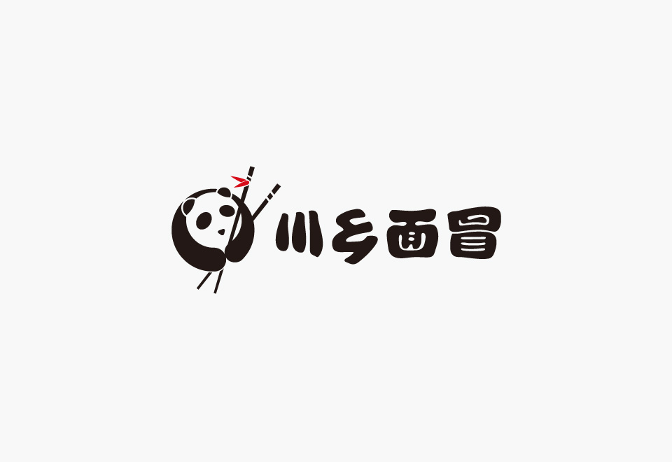 PandaDesign设计的川乡面冒视觉形象