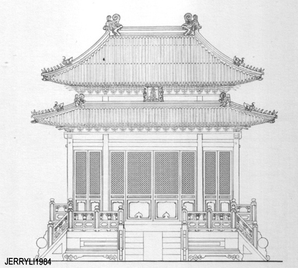 中国古典建筑线稿图（二）