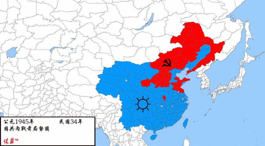 烧盐制作的中国历史主要年份疆域图（二）