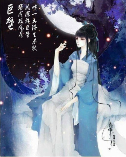 唯美中国风十二星座创意插画设计