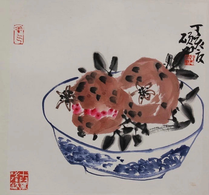 水墨青花–马硕山水墨画作品（二）